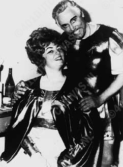 Als Norma, met Mario del Monaco in het Teatro del Opera, Rome 1972