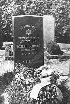 Joseph Schmidt, zijn graf in Zürich